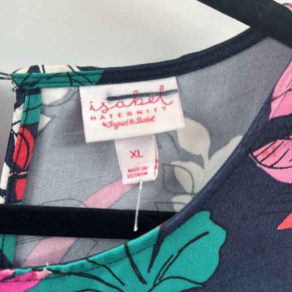 3For$20 Ingrid & Isabel Maternity Floral Sleeveless Top Size: XL - Picture 2 of 5